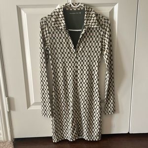 Abercrombie & Fitch checkered mini dress